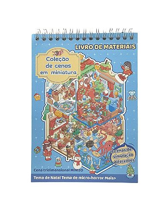 Caderno Coleção de Cenas em Miniatura - Merry Christmas