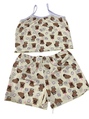 Pijama - Capivara Fofinha | Tamanho Único