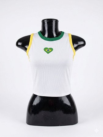 Semi Cropped Brasil - M4 | Tamanho M