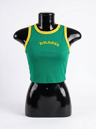 Semi Cropped Brasil - M10 | Tamanho M