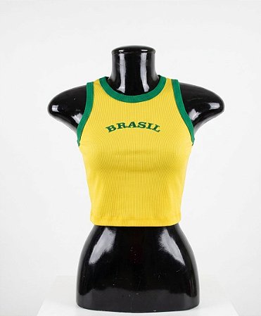 Semi Cropped Brasil - M11 | Tamanho M