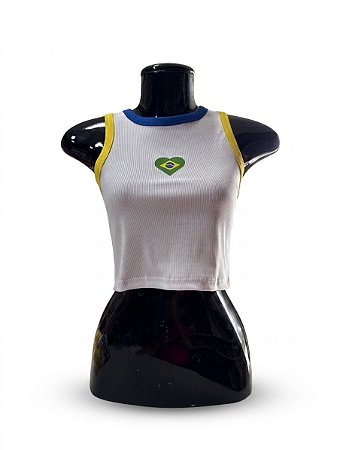 Semi Cropped Brasil - M19 | Tamanho M