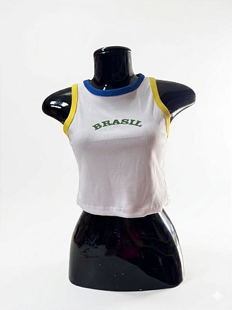 Semi Cropped Brasil - M24 | Tamanho G