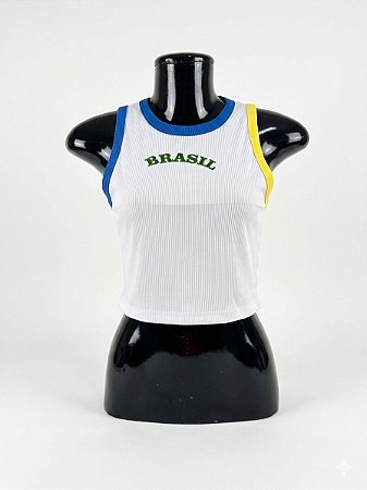 Semi Cropped Brasil - M25 | Tamanho M