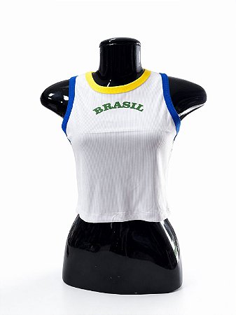 Semi Cropped Brasil - M26 | Tamanho M