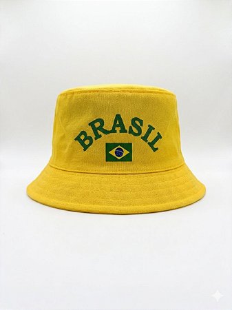 BUCKET DO BRASIL -COM NOME | AMARELO