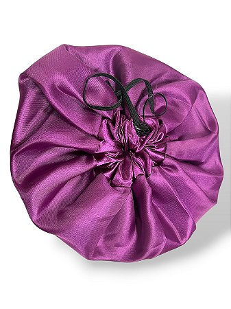 Touca de Cetim Regulável - Roxo