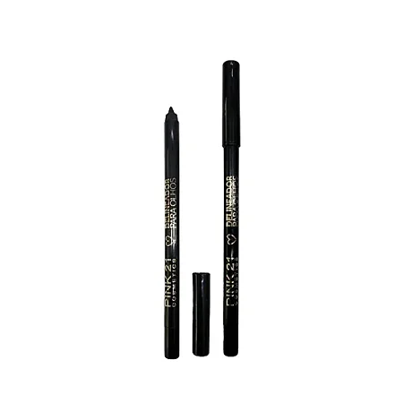 Lápis Delineador Para Olhos Preto & Its Waterproof - Pink 21
