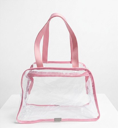 BAG TRAPÉZIO TAM M - M2 - ROSA BEBÊ