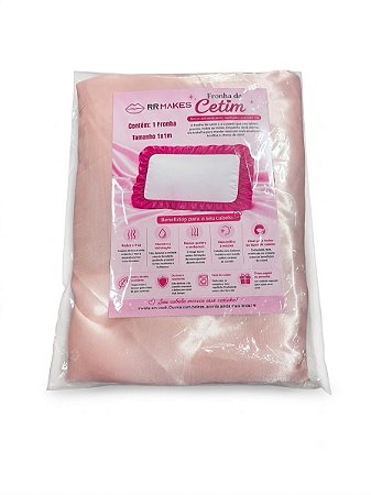 Fronha de Cetim | Rose - RRmakes