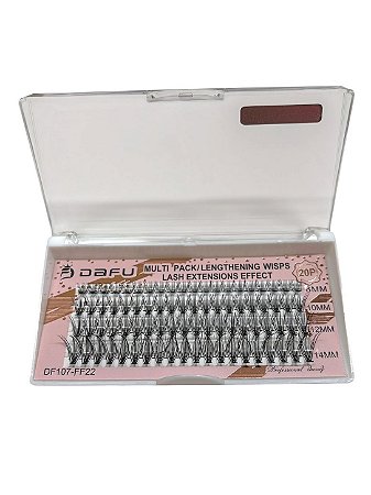 Cartela de Cílios Tufinhos - 20P MISTO | DAFU