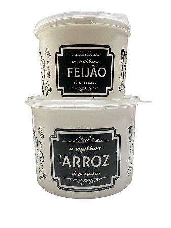 Kit 2 Potes | Preto