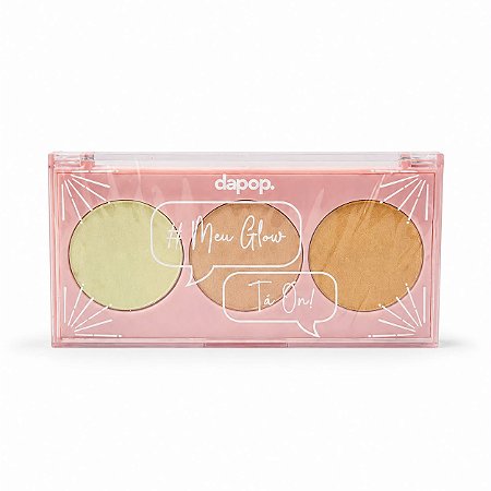 Paleta de Iluminador - Meu Glow Tá On – Cor A | Dapop