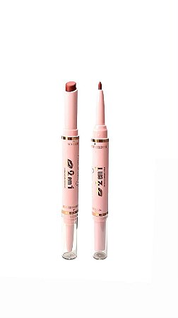 Batom + Delineador Labial 2 em 1 - Cor 05 | Hudamoji