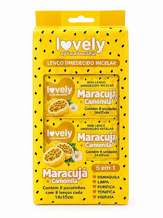 Lenço Umedecido - Mini | Lovely – Maracujá + Camomila