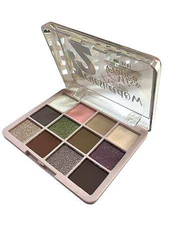 Paleta de Sombra - Eyeshadow 12 Cores | Miss France - cor 01