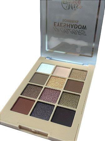 Paleta de Sombra - 12 Cores Eyeshadow MF-1165 | Miss France - 01