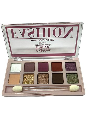 Paleta De Sombra - Fashion | 10 cores | Miss France - 01