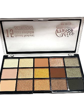 Paleta 15 Colors Eyeshadow | Miss France - 01