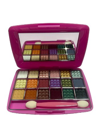 Paleta De Sombra 18 Cores (Rosa) | Miss France - 02