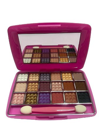 Paleta De Sombra 18 Cores (Rosa) | Miss France - 03
