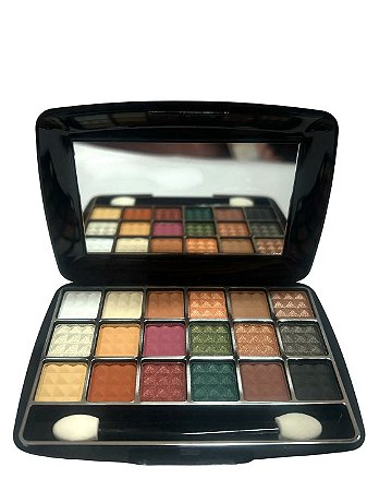 Paleta De Sombra 18 Cores (Preta) | Miss France - 01
