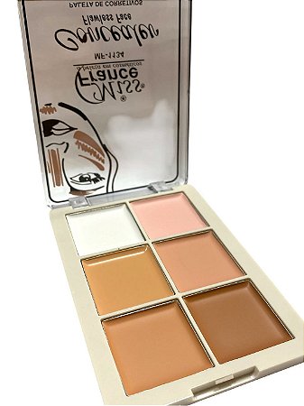 Paleta De Corretivo Concealer 6 Cores | Miss France - 01