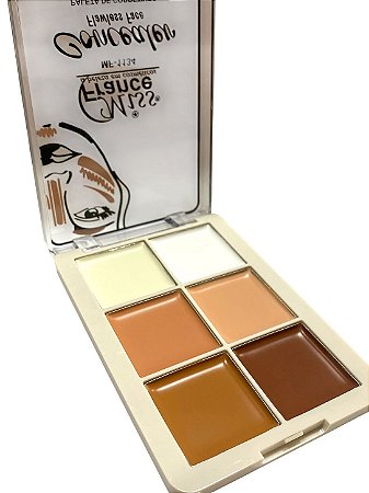 Paleta De Corretivo Concealer 6 Cores | Miss France - 03