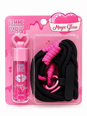 Kit Magic Gloss - Preto e Rosa | Famme Paris
