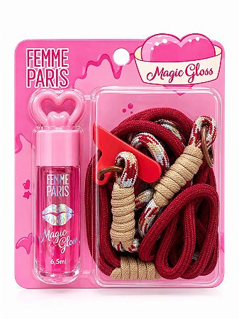 Kit Magic Gloss - Vinho e Bege | Famme Paris
