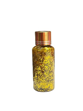 Garrafinha de Glitter Dafu - Dourado