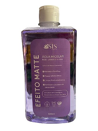 Água Micelar 500ml Efeito Matte | Isis Makeup