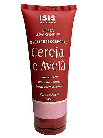 Esfoliante Corporal Cereja E Avelã | Isis Makeup