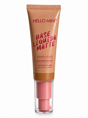 Base Líquida Matte - Cor 08 | Hello Mini