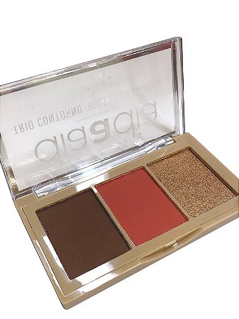 Paleta Contorno Blush E Iluminador Dia A Dia | Mahav - 03