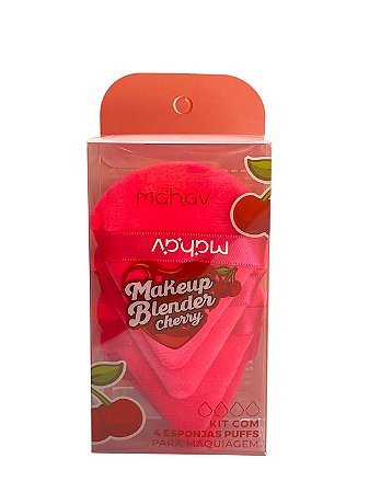 Kit Esponja Para Pó Cherry | Mahav