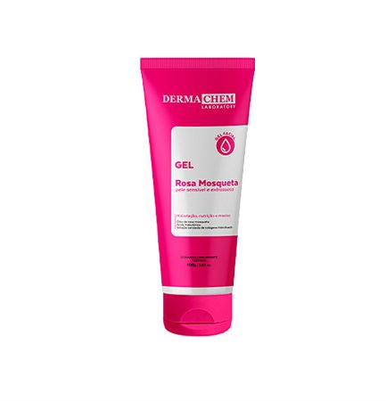 Gel Rosa Mosqueta Pele sensível e extrasseca  - Dermachem