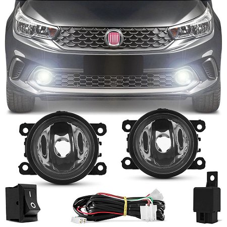Kit Farol De Milha Neblina Fiat Argo Cronos 2018 2019 2020 2021