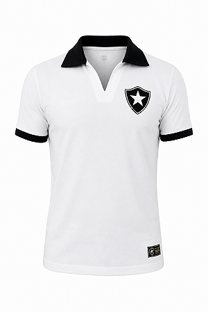 Camisa Retrô Botafogo Nilton Santos Branca