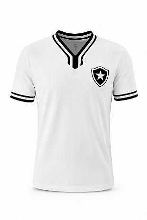 Camisa Retrô Botafogo Vintage Branca