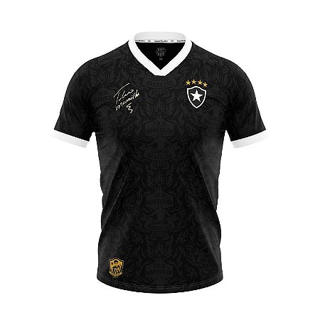Camisa Retrô Botafogo Especial Túlio Maravilha Preta