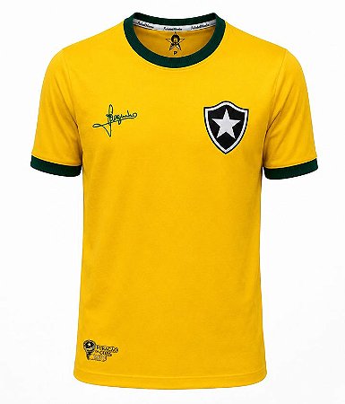 Camisa Retrô Botafogo Jairzinho Amarela
