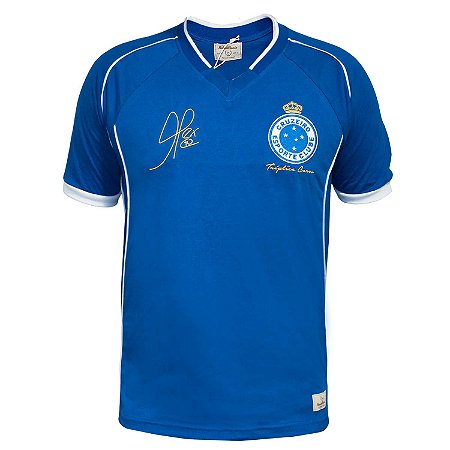 Camisa Retrô Cruzeiro 2003 Tríplice Coroa Alex