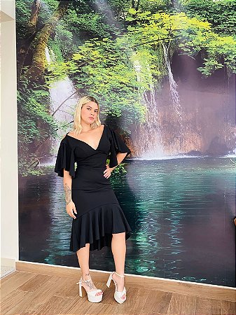 Vestido preto Midi M