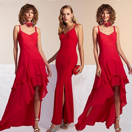 Vestido Mulet vermelho P