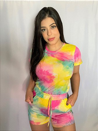 Conjunto tie dye