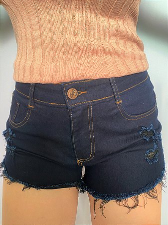 Shorts jeans com lycra Nathi Silva