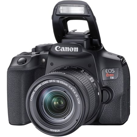 Câmera Digital Canon EOS T8i + EFS 18-55mm IS STM
