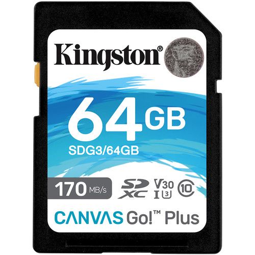 Cartão de Memória Kingston SD 64Gb 170MBs