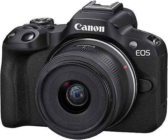 Câmera Digital Canon EOS R50 + RFS 18-45mm Is Stm